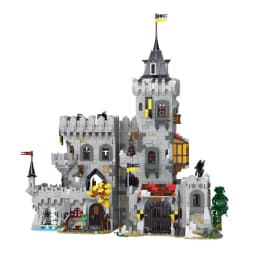 4961PCS Creative Expert King of Crows Castle Building Blocks Set Medieval Fortress Model Assembly Toys for Adults Kids Gift