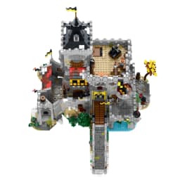 4961PCS Creative Expert King of Crows Castle Building Blocks Set Medieval Fortress Model Assembly Toys for Adults Kids Gift