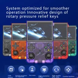 BOYHOM 100% Original R36XX Retro Handheld Game Console with WiFi Online Battle 3.5 inch IPS Screen 15000+ Games Best Gift
