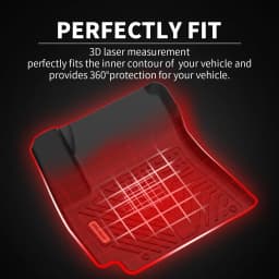 4Pcs 3D Floor Mats + Cargo Liner for 2023-2026 Honda CR-V All Weather TPE Rubber
