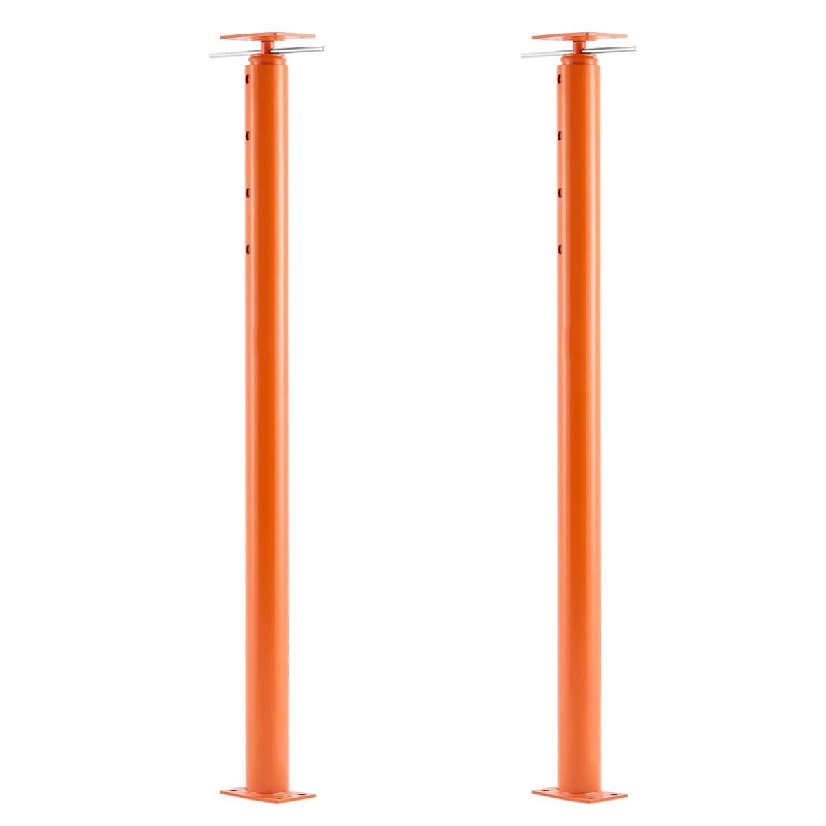 SucceBuy 2Pack 11200LBS House Floor Jacks 54-150in Height Adjustable Support Beam Basement Jack Post Pole for Leveling Temporary