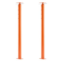 SucceBuy 2Pack 11200LBS House Floor Jacks 54-150in Height Adjustable Support Beam Basement Jack Post Pole for Leveling Temporary