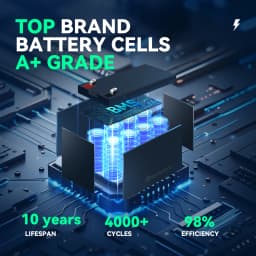 HeyFuture 24V 6Ah LiFePO4 Battery Pack with 29.4V 1A Charger, Built-in 20A BMS, Rechargeable Deep Cycle Lithium Battery