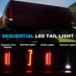 LED Tail Lights for Toyota Tacoma 2005-2015 Startup Animation Taillight Assembly Dynamic Turn Signal Lights Brake Reverse Light