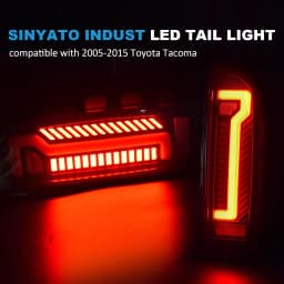 LED Tail Lights for Toyota Tacoma 2005-2015 Startup Animation Taillight Assembly Dynamic Turn Signal Lights Brake Reverse Light