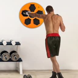 Musical Boxing Target Wall Mount Music Boxer Fitness and Shaping Equipment 200kg Load Capacity Use in Bedroom/Living Room/Gym