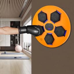 Musical Boxing Target Wall Mount Music Boxer Fitness and Shaping Equipment 200kg Load Capacity Use in Bedroom/Living Room/Gym