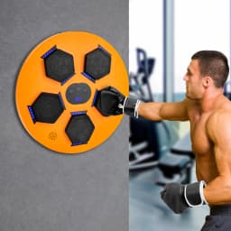 Musical Boxing Target Wall Mount Music Boxer Fitness and Shaping Equipment 200kg Load Capacity Use in Bedroom/Living Room/Gym