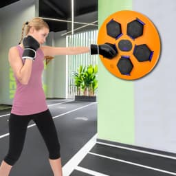 Musical Boxing Target Wall Mount Music Boxer Fitness and Shaping Equipment 200kg Load Capacity Use in Bedroom/Living Room/Gym