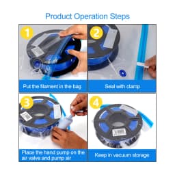 3D Printer Filament Storage Bag PLA ABS PETG Vacuum Bag Dryer Safekeep Humidity Resistant Sealing Bags Keep Filament Dry Sealed