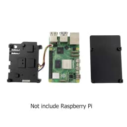 Raspberry Pi 5th Generation Dual Fan Heat Dissipation Case Raspberry Pi 5 Aluminum Alloy Heat Dissipation Protective Case Box