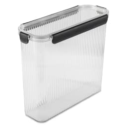 20.5 Cup Clear Ribbed Pantry Storage Container