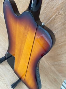 High Quality 6 String Firebird Style Electric Guitar Sunburst Rosewood Fingerboard