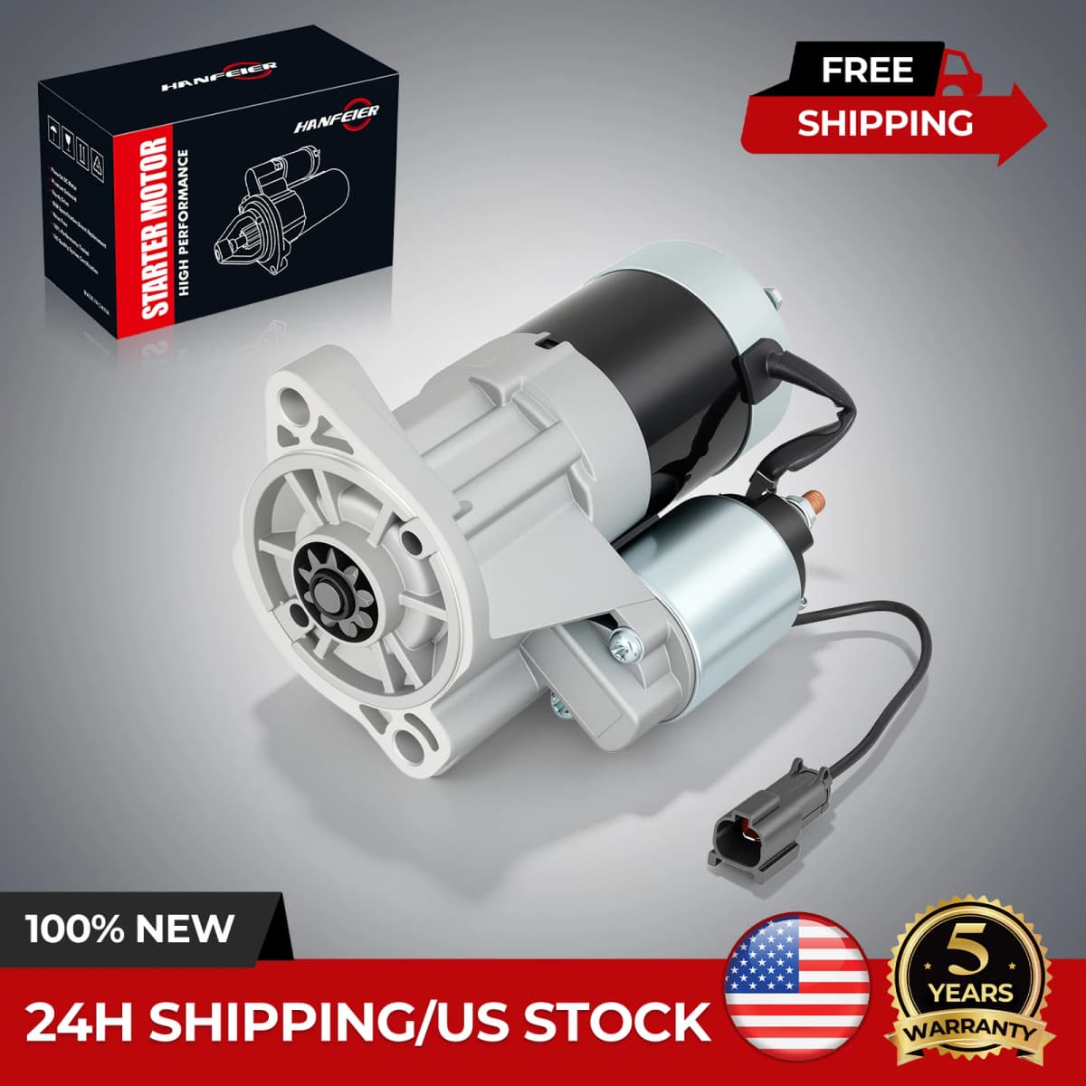 Starter For Nissan D21 Pickup 96-97 Frontier Pickup 1998-2001 Xterra 2000-2001