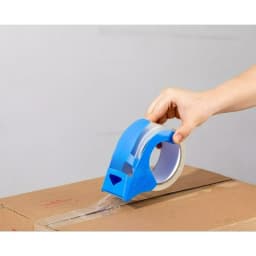 Packaging Tape with One-Handed Dispenser, Clear, 1.88 in x 38 Yds