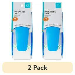 Packaging Tape with One-Handed Dispenser, Clear, 1.88 in x 38 Yds