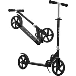 Urban Ride Kick Scooter for Kids Teens & Adults Ages 3-12 Years, Foldable Lightweight Design, Large 2 Wheels, Adjustable Handlebar, Non-Slip Deck & Sturdy Aluminum Frame