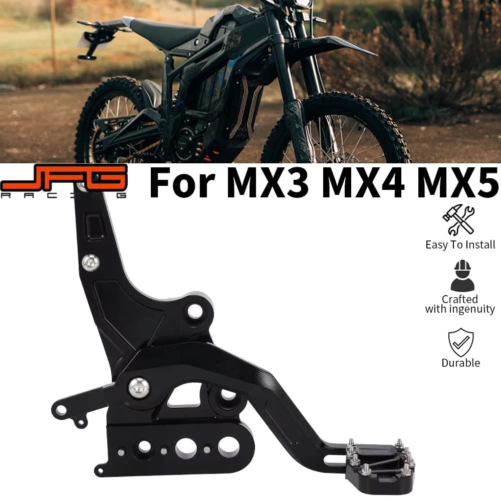 Motorcycle Aluminum Foot Brake Lever Kit For Talaria Sting MX3/MX4/MX5 Electric Dirt Bike Ebikes Motorcycles Accessories