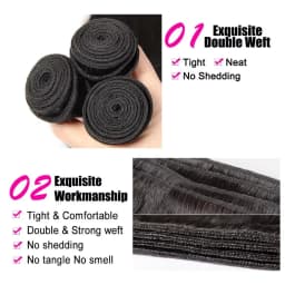 Straight Human Hair Bundles 28 30 inch Raw Brazilian Hair Weave Bundles Sew In Remy Hair Extensions 3 4 Bundles Virgin Hair Weft