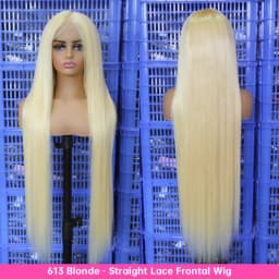 613 13x4 13x6 360 Lace Frontal Wig Body Wave Lace Front Wig 250 Density Brazilian Bone Straight Blonde Human Hair Wigs For Women