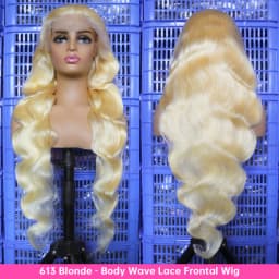 613 13x4 13x6 360 Lace Frontal Wig Body Wave Lace Front Wig 250 Density Brazilian Bone Straight Blonde Human Hair Wigs For Women