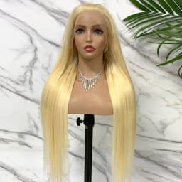 613 13x4 13x6 360 Lace Frontal Wig Body Wave Lace Front Wig 250 Density Brazilian Bone Straight Blonde Human Hair Wigs For Women