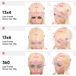 613 13x4 13x6 360 Lace Frontal Wig Body Wave Lace Front Wig 250 Density Brazilian Bone Straight Blonde Human Hair Wigs For Women