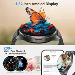 Smart Watch for Men & Women, Wireless Calling Dialing 100+ Sport Modes Fitness Tracker with Various APP Reminders Call Message Reminder Touch Screen Compatible with IOS Android Wearable Smart Bracelet Digital Wristwatch Fall Gift
