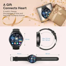 Smart Watch for Men & Women, Wireless Calling Dialing 100+ Sport Modes Fitness Tracker with Various APP Reminders Call Message Reminder Touch Screen Compatible with IOS Android Wearable Smart Bracelet Digital Wristwatch Fall Gift