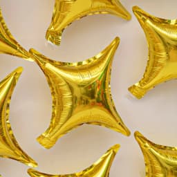 30pcs Gold Silver Foil Star Balloons Set 26inch 10inch Shiny Polyester Four Pointed Star Foil Balloons Strong Atmosphere Party Decorations For Birthdays Weddings Christmas New Year Holiday Celebration Supplies Christmas Essentials