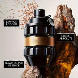 Viktor and Rolf Spice Extreme EDP for Men 3.0 Fl Oz Warm Woody Spicy Fragrance with Cinnamon Saffron Heart and Vanilla Woody Amber Base Ideal Gift for Husband Boyfriend Anniversary Birthday