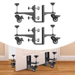 2pcs Door Installation Tools Portable Home Door Positioning fixture w/Pressure Plate Holder for Doors with thickness of 1-2.375in