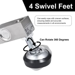10,000 lb Precision Livestock Scale Kit, Heavy Duty Floor Scale with 4 Two-Ton Load Cells – Digital Animal Weighing System for Cattle, Sheep, Horse with Junction Box