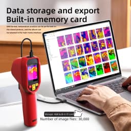BSIDE New Thermal Imager Handheld Thermometer -20~550C 15 Disc PC Analysis Software Water Leak & Floor Heating Detection