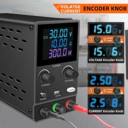 DC Lab Power Supply 30V 10A Adjustable Power Source For Phone Repair 24V 48V 72V Switching Power Supply Battery Fast Charging