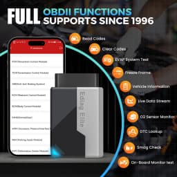 KINGBOLEN EDIAG ELITE Lifetime Free Update All System Car Diagnostic Tool Bidirectional OBD2 Scanner 15 Service Active Tester