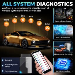 KINGBOLEN EDIAG ELITE Lifetime Free Update All System Car Diagnostic Tool Bidirectional OBD2 Scanner 15 Service Active Tester