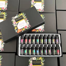20pcs/set Essential Oil Set Lavender Eucalyptus Sweet Orange Lemon Massage Spa Aromatherapy Fragrance Oil for Humidifier Diffuse