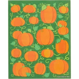 6 Sheets of Pumpkin Stickers for Halloween Celebrations Ideal for Treat Bags Party Favors Reward Charts for Teacher Planners an