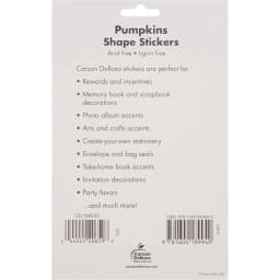 6 Sheets of Pumpkin Stickers for Halloween Celebrations Ideal for Treat Bags Party Favors Reward Charts for Teacher Planners an