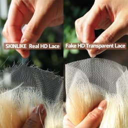 Wow Angel Real HD Lace Frontal Wig 250% 13x6 HD Lace Front Human Hair Wig 613 Blonde Body Wave Wigs HD Lace Closure Wig Glueless