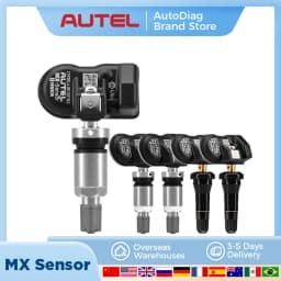 Autel MX Sensor 4PCS 8PCS Set 433 315MHZ TPMS Sensor Tire Repair Tools MaxiTPMS Pad Tire Pressure Monitor Programmable MX-Sensor
