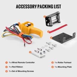 SucceBuy 2000lbs Electric Car Winch ATV/UTV Steel Cable Winch with Wired Remote Control for Towing Off-Road Vehicle Jeep Truck