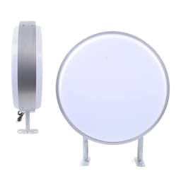 50cm Waterproof LED Double Sided Round Advertising Lightbox 110V/220V Outdoor Advertising Neon Sign Light Box