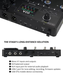 MOOER GE Series Guitar Multi Effects Pedal 55 Amp Models 200 Presets 9H Battery IR Loader 4 Footswitches for Live Performance
