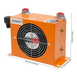 Hydraulic Oil Cooler, Air-Cooled Radiator Cooling Machine with High Density Fins for Industrial Machinery Vehicle Systems
