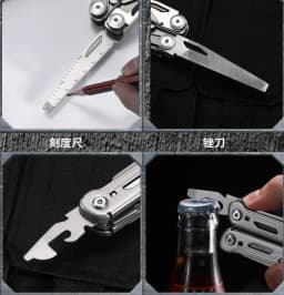 Daicamping DL10 Pocket Multi Folding Knife Plier Multi-purpose Clamp Outdoor EDC Multitools Survival Gear Clip Hand Tool Sets