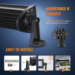Nilight 22" LED Light Bar Flood Spot Combo Work Light Driving Lights Fog Lamp Offroad Lighting for SUV Ute ATV Truck 4x4 Boat
