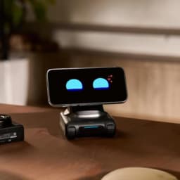 AI Desktop Companion for Office Use Space Black ABS Plastic Sleek Black Finish Voice Interaction with ChatGPT Gemini Visual Und