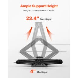 SucceBuy 5000/6500/9000 lbs RV Scissor Jacks RV Stabilizer Leveling Scissor Jacks, Set of 4, Heavy Duty Stabilizer Jack for RV